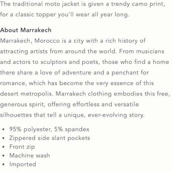 Anthropologie Marrakech Camo Jacket - Picture 3 of 8